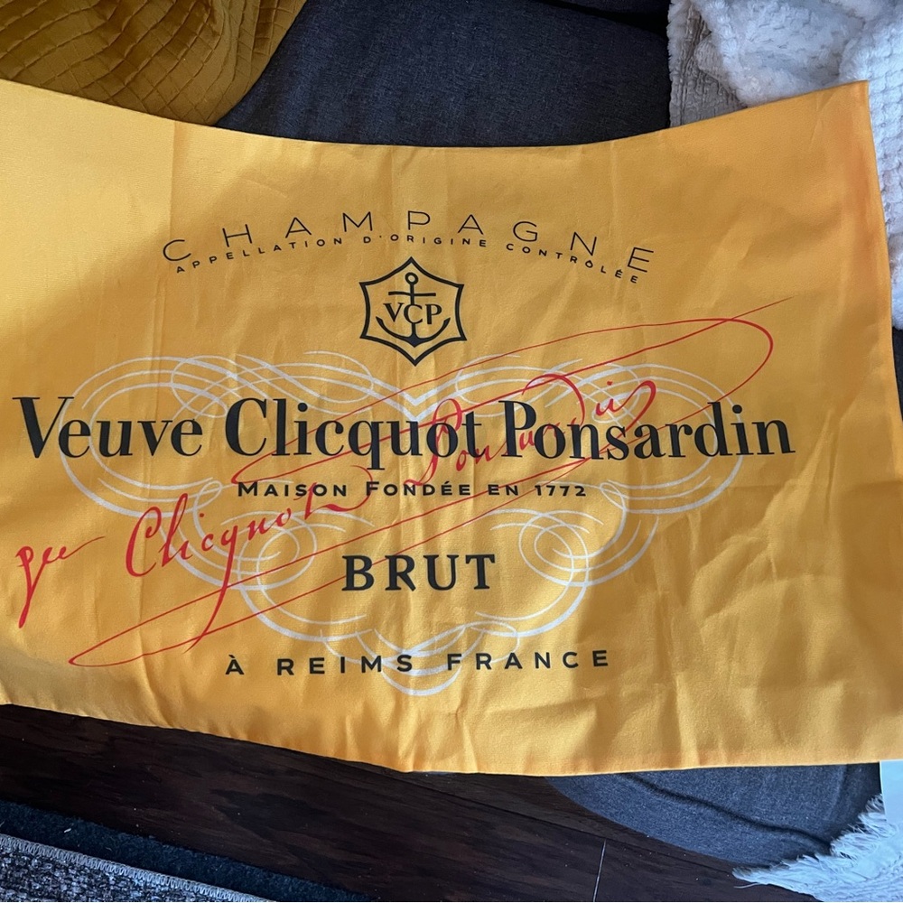 Veuve Clicquot Yellow Champagne Towel